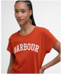 Women's Barbour Northumberland Classic T-Shirt - Orange