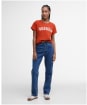 Women's Barbour Northumberland Classic T-Shirt - Orange