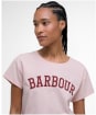 Women's Barbour Northumberland Classic T-Shirt - Pink Blush