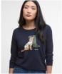 Women's Barbour Hedley Long Sleeve T-Shirt - Navy