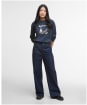 Women's Barbour Woodhouse Long Sleeve T-Shirt - Navy