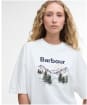 Women's Barbour Harper T-Shirt - Cloud