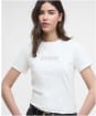 Women's Barbour International Harley T-Shirt - Off White