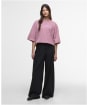 Women's Barbour International Kaia T-Shirt - RAPSBERRY