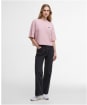 Women's Barbour International Elle T-Shirt - Pale Mauve