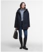 Women's Barbour Winter Beadnell Waterproof Jacket - DEEP NAVY/CLASSI