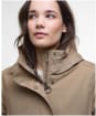 Women's Barbour Bowlees Waterproof Jacket - Military Brown
