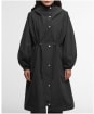 Women's Barbour Sidney Waterproof Parka - Black / Onyx Tartan