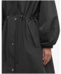 Women's Barbour Sidney Waterproof Parka - Black / Onyx Tartan