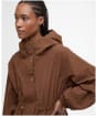 Women's Barbour Sidney Waterproof Parka - Vicuna / Hessian Tartan