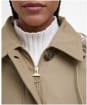 Women's Barbour Sadie Waterproof Jacket - Military Brown / Hollyhock