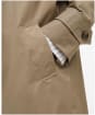 Women's Barbour Sadie Waterproof Jacket - Military Brown / Hollyhock