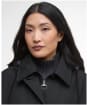 Women's Barbour Sadie Waterproof Jacket - Black / Onyx Tartan