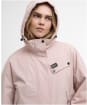 Women's Barbour International Atlanta Cropped Waterproof Jacket - Rose Quartz
