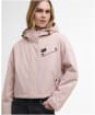 Women's Barbour International Atlanta Cropped Waterproof Jacket - Rose Quartz