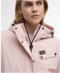 Women's Barbour International Atlanta Cropped Waterproof Jacket - Rose Quartz
