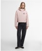 Women's Barbour International Atlanta Cropped Waterproof Jacket - Rose Quartz