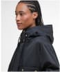 Women's Barbour Arla Waterproof Jacket - Black / Classic Tartan
