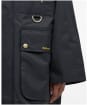Women's Barbour Arla Waterproof Jacket - Black / Classic Tartan