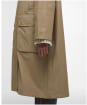Women's Barbour Maude Waterproof Jacket - Military Brown / Ancient Tartan
