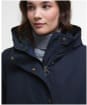 Women's Barbour Bamburgh Waterproof Jacket - Deep Navy / Blackwatch