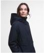 Women's Barbour Bamburgh Waterproof Jacket - Deep Navy / Blackwatch