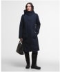 Women's Barbour Bamburgh Waterproof Jacket - Deep Navy / Blackwatch