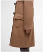 Women's Barbour Melody Wool Duffle Coat - Camel / Hessian Tartan
