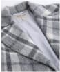 Women's Barbour Beattie Double Breasted Wool Coat - Soft Grey Check / Onyx Tartan