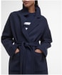 Women's Barbour Rachel Wool Wrap Coat - Navy
