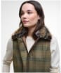 Women's Barbour Rosemary Wool Gilet - Arabesque / Brown