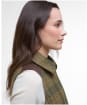 Women's Barbour Rosemary Wool Gilet - Arabesque / Brown