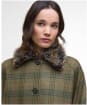 Women's Barbour Flax Lily Wool Cape - Arabesque / Brown