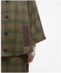 Women's Barbour Flax Lily Wool Cape - Arabesque / Brown
