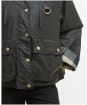 Women's Barbour Reighton Waxed Jacket - Fern / Ancient Tartan
