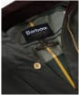 Women's Barbour Reighton Waxed Jacket - Fern / Ancient Tartan