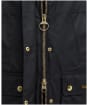 Women's Barbour Modern Beadnell Waxed Jacket - Black / Classic Tartan