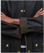 Women's Barbour Modern Beadnell Waxed Jacket - Black / Classic Tartan