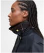 Women's Barbour Cropped Beadnell Waxed Jacket - Navy / Classic