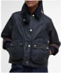 Women's Barbour Cropped Beadnell Waxed Jacket - Navy / Classic