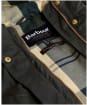 Women's Barbour Marcy Waxed Parka - Fern / Ancient Tartan