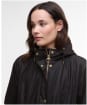 Women's Barbour Marcy Waxed Parka - RUSTIC/MUTED TAR