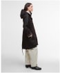 Women's Barbour Marcy Waxed Parka - RUSTIC/MUTED TAR