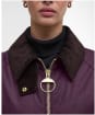 Women's Barbour Arlene Waxed Jacket - MERLOT/MUTED TAR