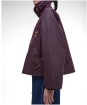 Women's Barbour Arlene Waxed Jacket - MERLOT/MUTED TAR