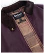 Women's Barbour Arlene Waxed Jacket - MERLOT/MUTED TAR