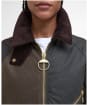 Women's Barbour Arlene Waxed Jacket - Beech / Ancient Tartan