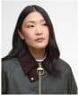 Women's Barbour Luella Waxed Jacket - Fern / Ancient Tartan