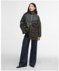 Women's Barbour Luella Waxed Jacket - Fern / Ancient Tartan