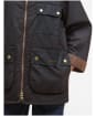 Women's Barbour Luella Waxed Jacket - RUSTIC/MUTED TAR